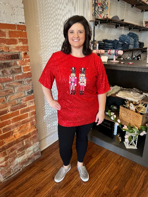 Sequin Nut Cracker Tunic