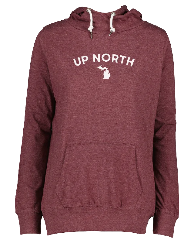 Women's Up North Funnel Neck Hooded Long Sleeve