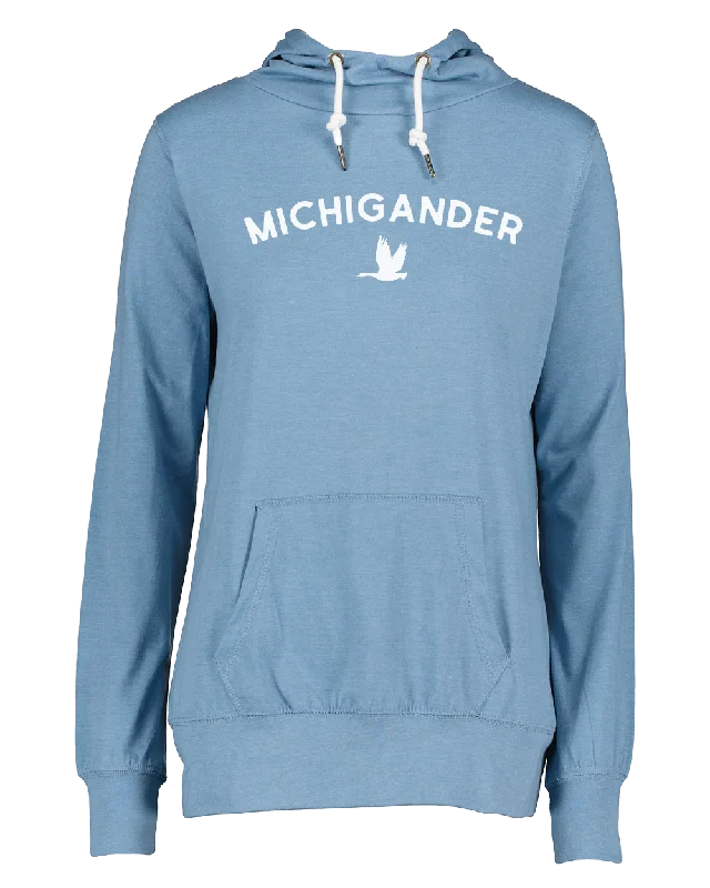 Women's Michigander Funnel Neck Hooded Long Sleeve