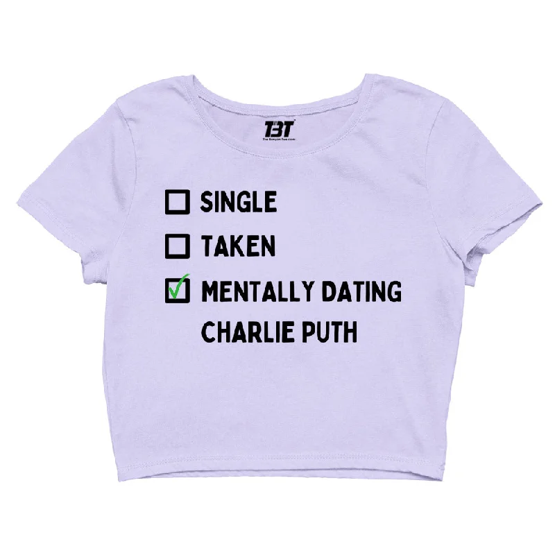 Charlie Puth Crop Top - Mentally Dating Puth