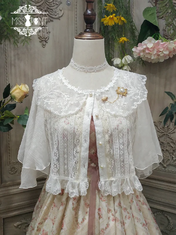 Miss Point~Woody Rose~Elegant Retro Lolita Blouse