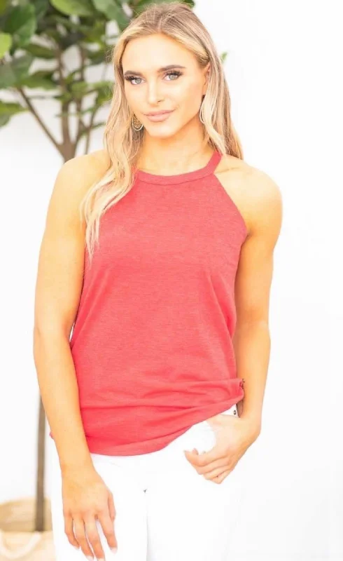 Red Frost Super Soft Rockstar Tank Top