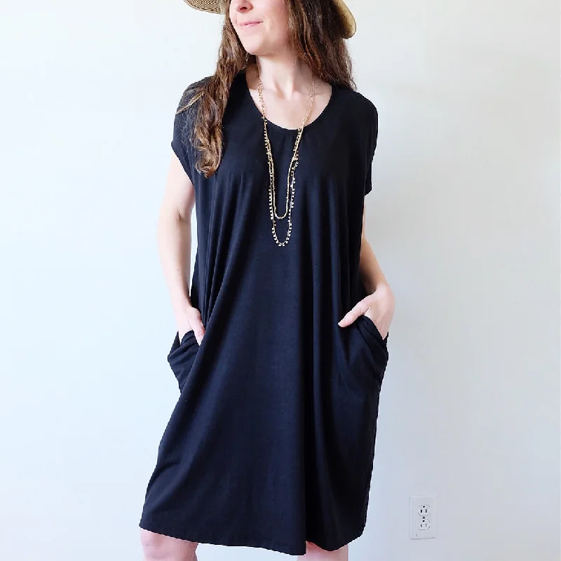 Cocoon Pocket Dress