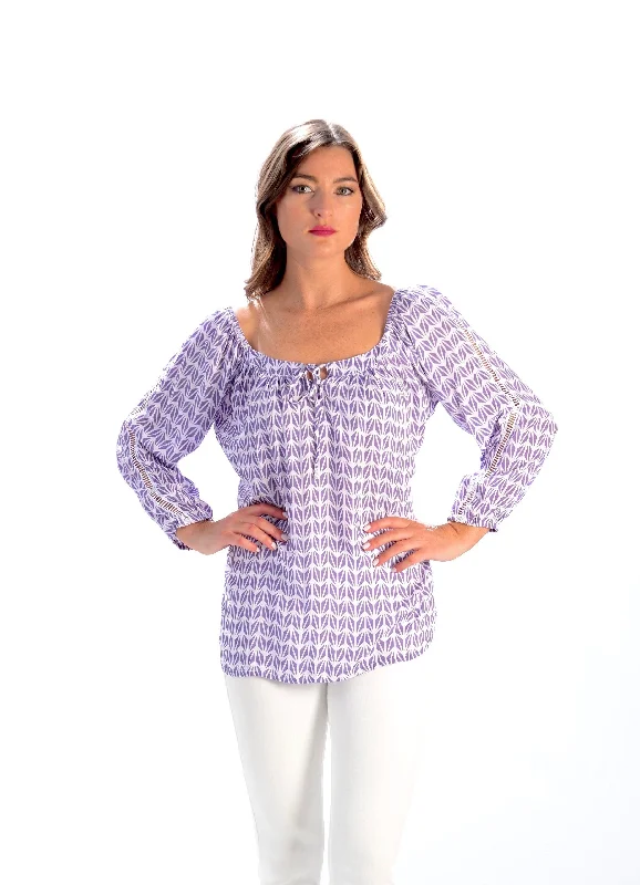 Peasant Top / Lavender