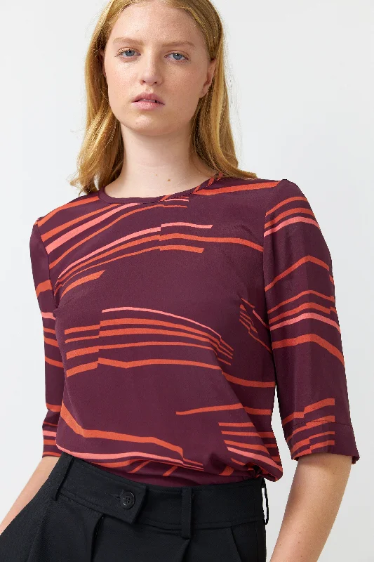 Louella Top - Aubergine