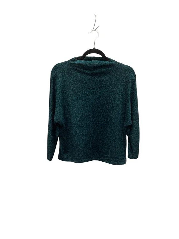 Top Long Sleeve By Banana Republic In Green, Size: Petite   Xl