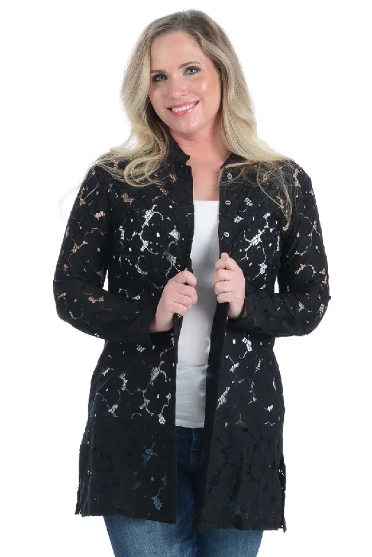 Bali Beach Blazer / Black Lace