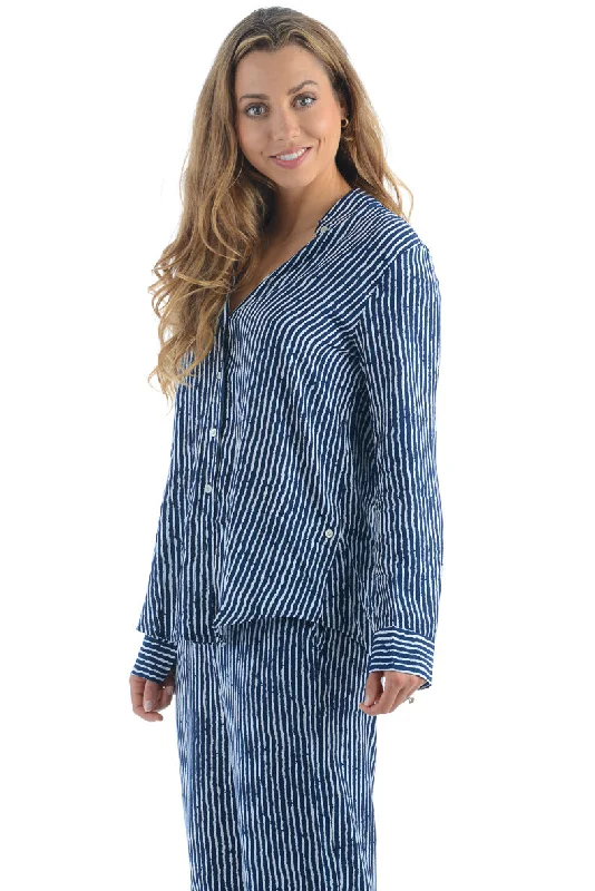 Catalina Shirt / Navy Stripe