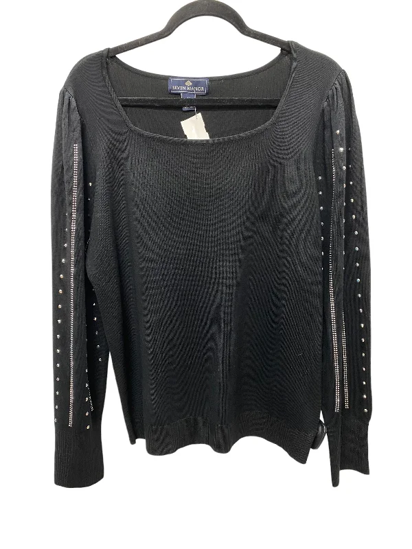 Sweater By Clothes Mentor In Black, Size: Xl