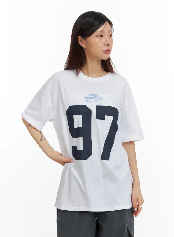 Oversized Graphic T-Shirt IY410