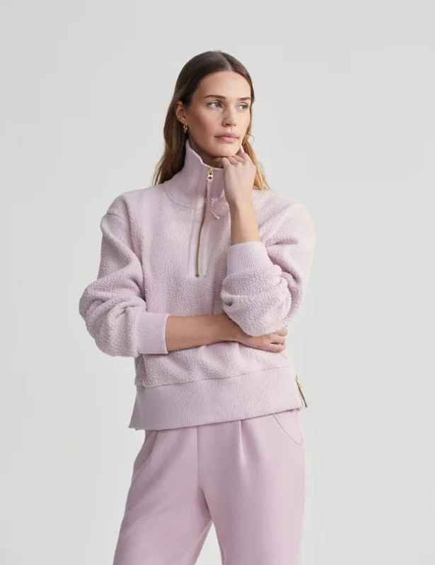 Roselle Half-Zip Fleece - Burnished Lilac