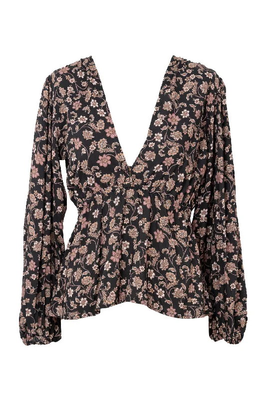 Norma Blouse - Folk Print