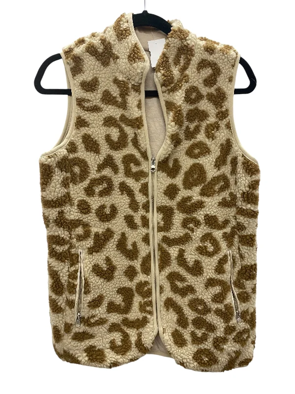 Vest Fleece By Cmf In Leopard Print, Size: S