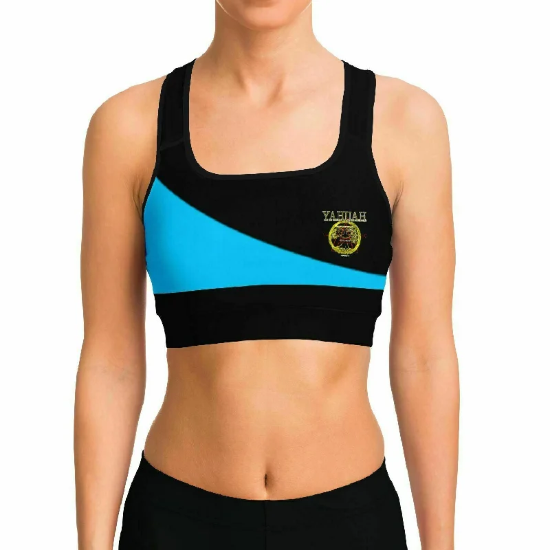 A-Team 01 Blue Designer Sports Bra