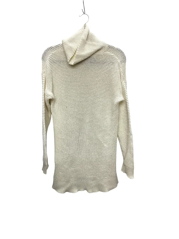 Sweater By Lands End In Cream, Size: S