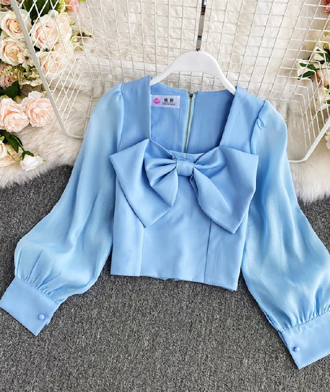 Cute Bow Top      S4393