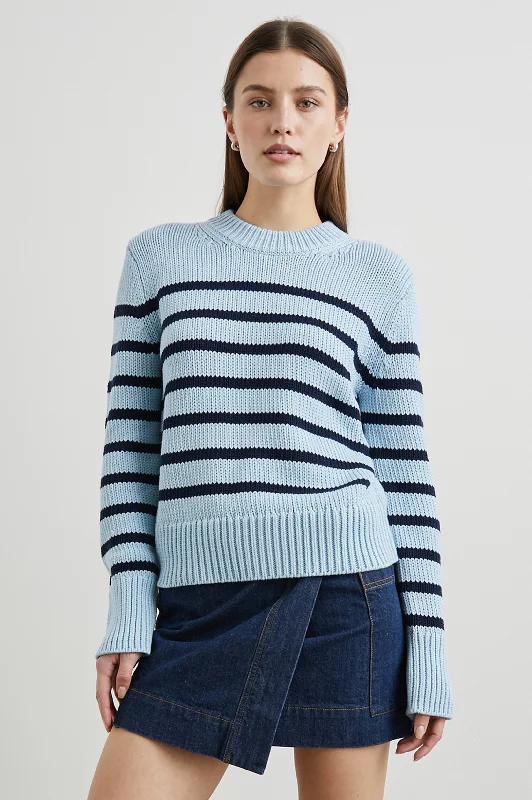 Unmissable Offer ALISE SWEATER - SKY NAVY STRIPE