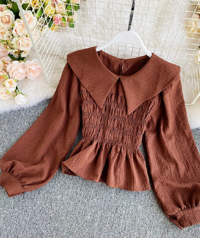 Cute Long Sleeve Tops     S4391