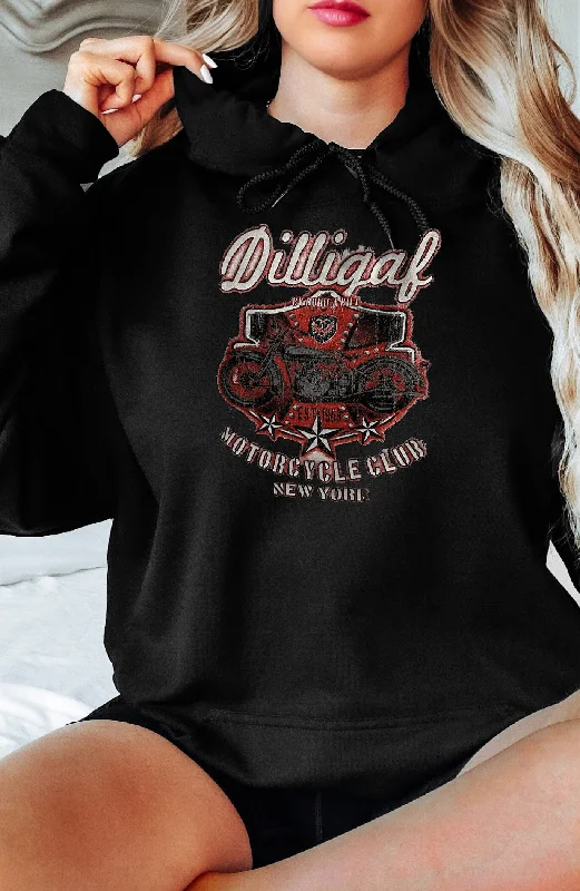 Motorcycle Club Pullover Hoodie