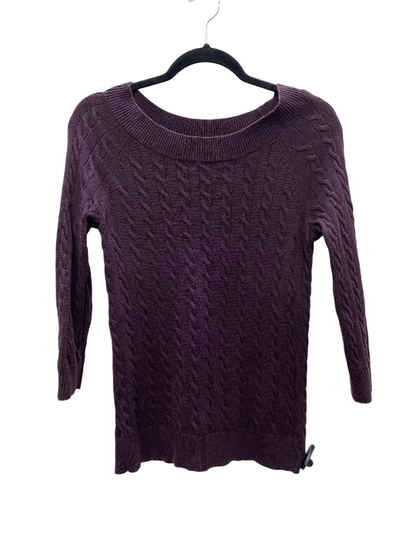 Sweater By Loft In Purple, Size: S