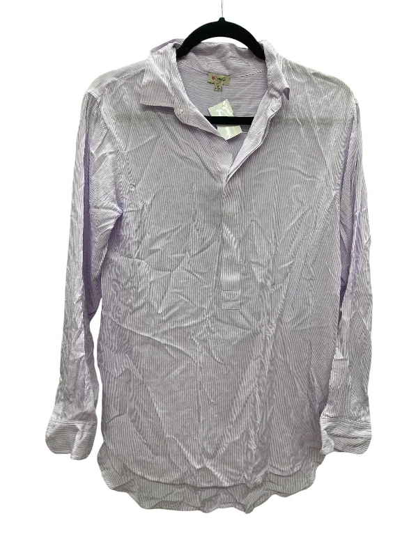 Top Long Sleeve By Cremieux In Purple, Size: S