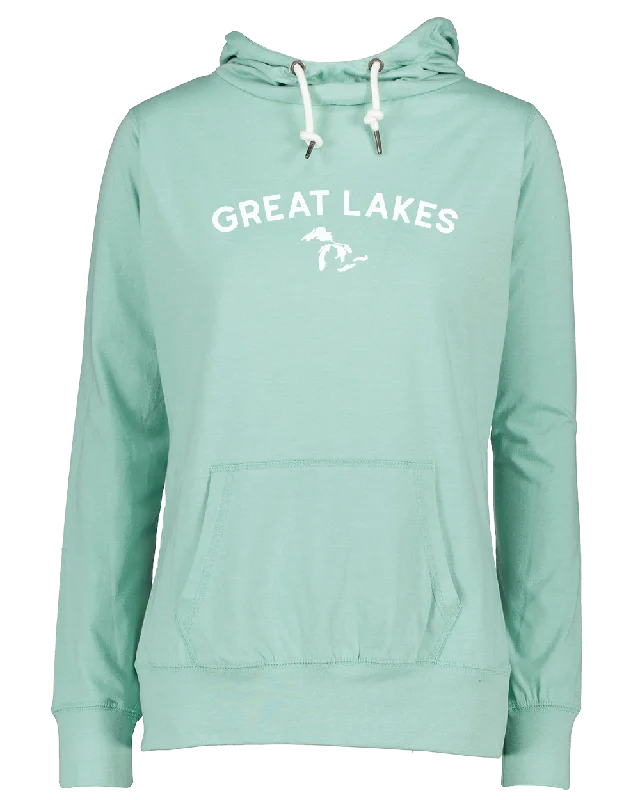 Women's Great Lakes Funnel Neck Hooded Long Sleeve