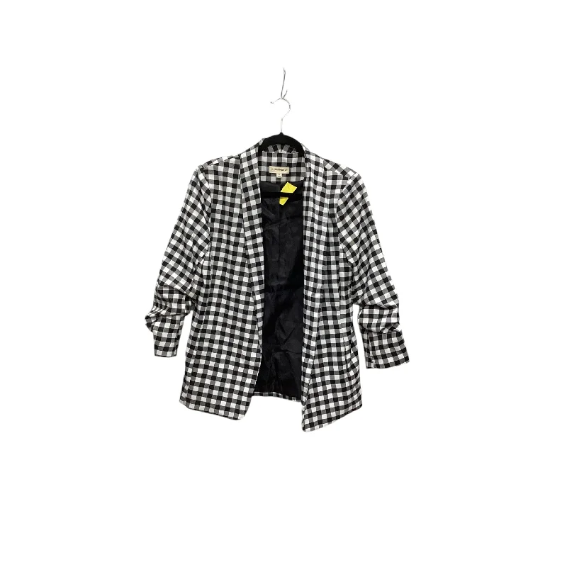 Blazer By Eesome In Checkered Pattern, Size: S