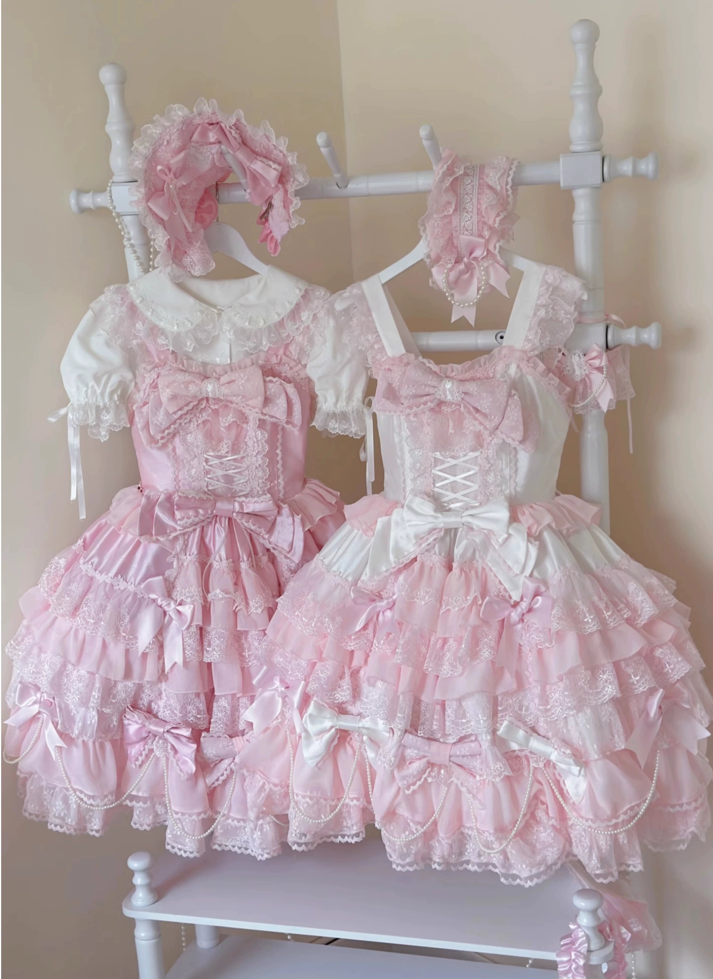 Cocoa Sweetheart~Love Descends~Wedding Lolita Jumper Dress Elegant Bridal JSK