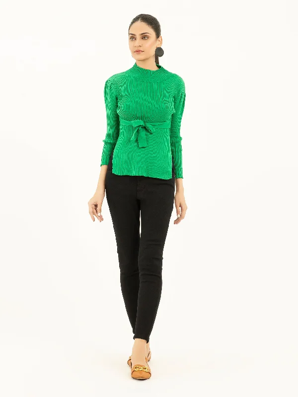 Savings Alert Belted Sweater