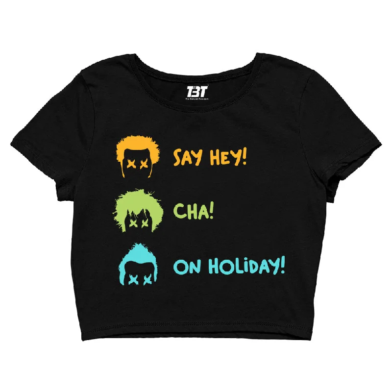 Green Day Crop Top - Holiday