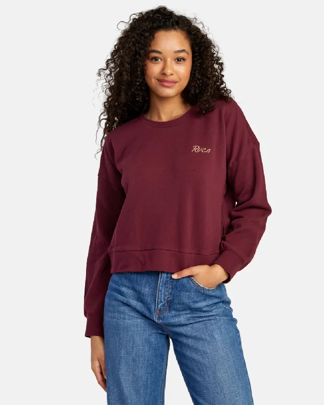 Scrypt Pullover Sweatshirt - Wine