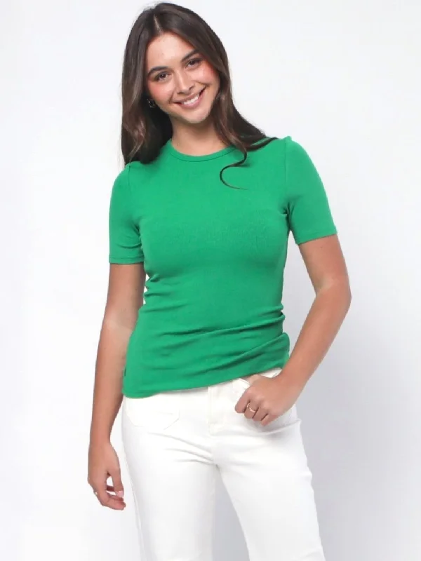 Ribbed Top - Green