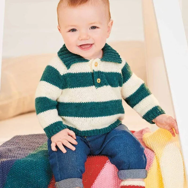 Baby Pullover mit Knöpfen Strickanleitung - Rico Design (Heft)