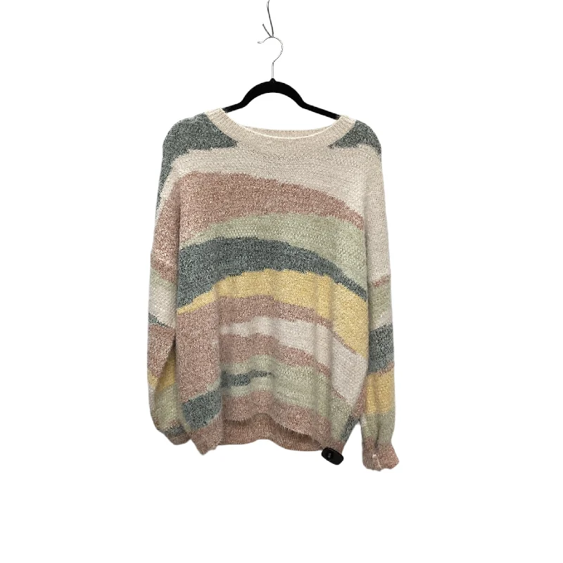 Sweater By Clothes Mentor In Striped Pattern, Size: S