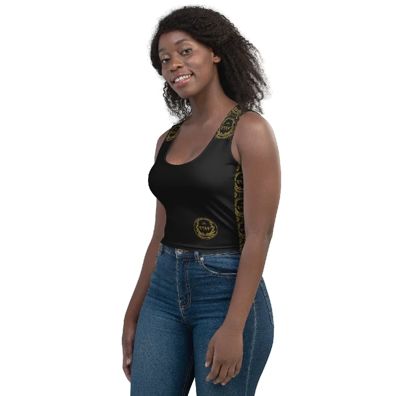 Most High God - Yahuah: The Strong Tower Designer Cropped Tank Top