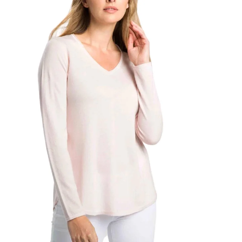 Weekend Deals That Impress KINROSS CASHMERE - WORSTED ROUND HEM V-NECK