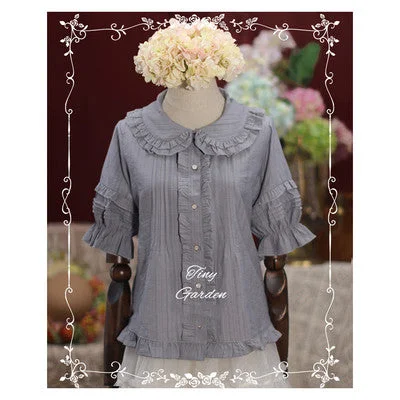 (BuyForMe) Tiny Garden~Robin~Kawaii Lolita Short Sleeve Blouse