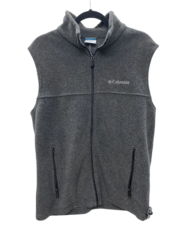 Vest Fleece By Columbia In Grey, Size: S