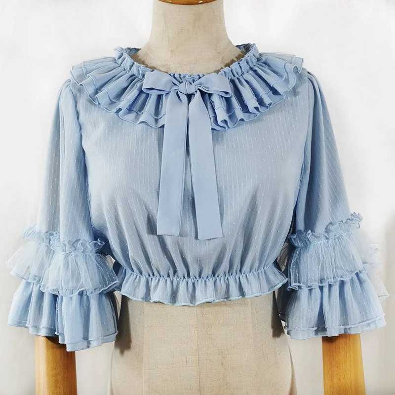 (BuyForMe) Sakurada Fawn~Princess Sleeve Chiffon Lolita Blouse