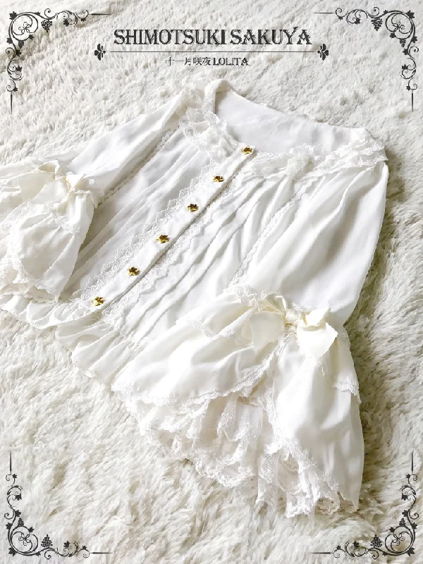 Hime sleeve blouse white