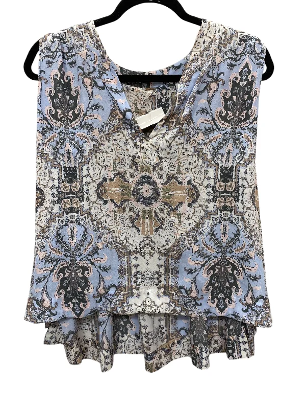 Top Sleeveless By Free People In Blue, Size: S