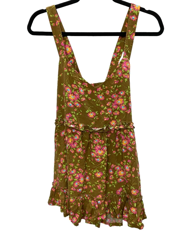 Top Sleeveless By Matilda Jane In Brown, Size: M