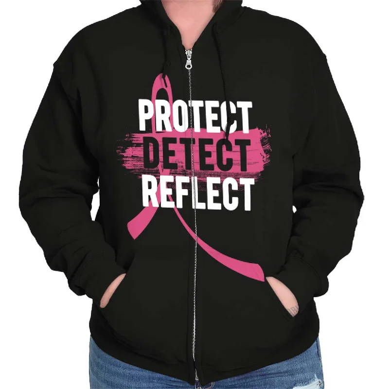 Protect Detect Reflect Zip Hoodie