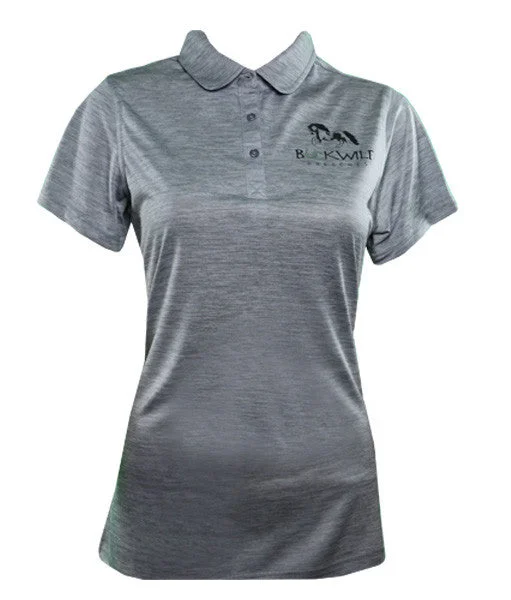 Favorite Polo | 3-Button | 100% Polyester | Gray