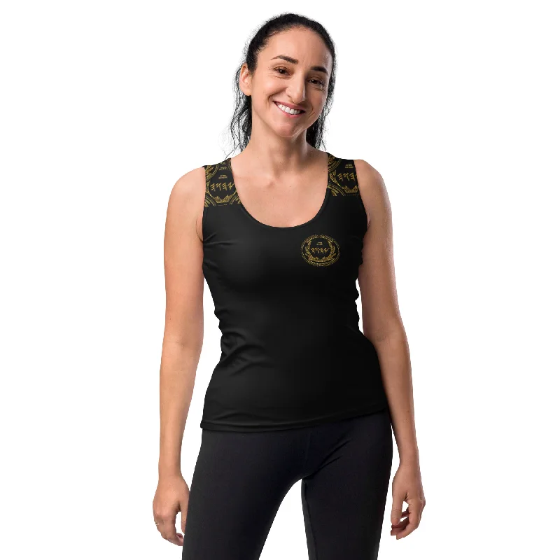 Most High God - Yahuah: The Strong Tower Ladies Designer Slim Fit Sublimation Tank Top