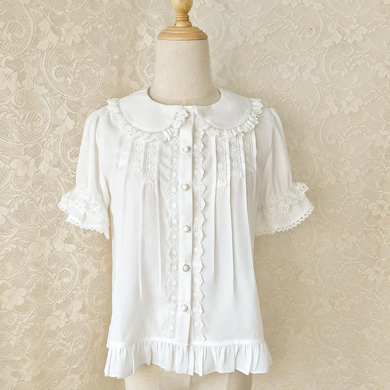 (BuyForMe) Youlan Lane~Peter Pan Collar Kawaii Lolita Blouse