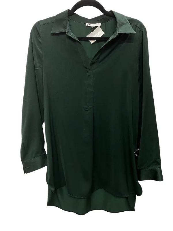 Top Long Sleeve Basic By Dr2 In Green, Size: Sp