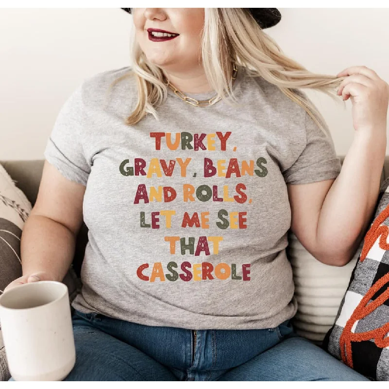 Gabreila Turkey, Gravy, Beans And Rolls Graphic Tee