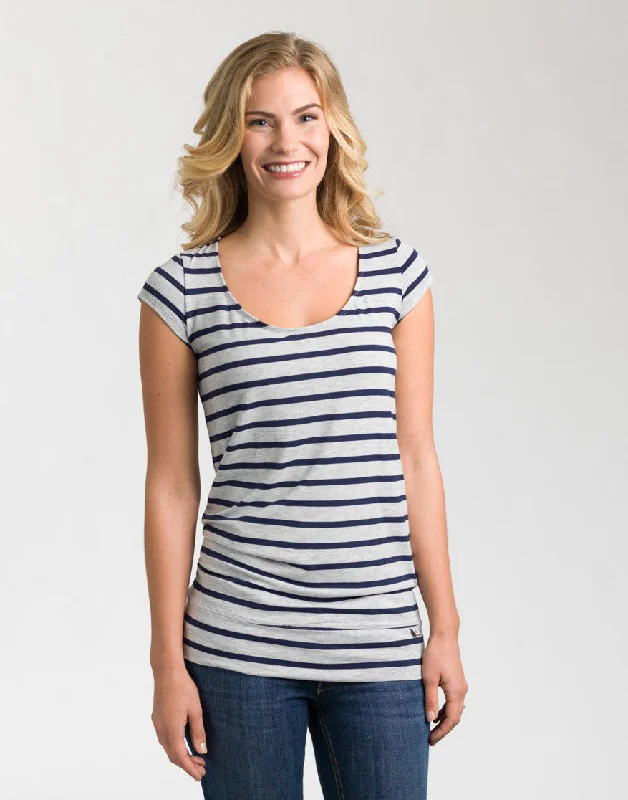 Lt.Grey/Navy Stripe